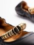 TOD'S Black Lambskin Ballerinas With Gold Ring Embellish in zwart - Thumbnail 4