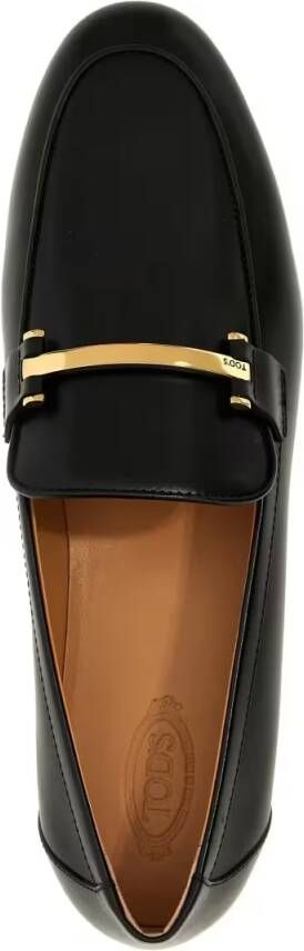 TOD'S Boots Cuoio Leg.79A Barretta Attacchi in zwart