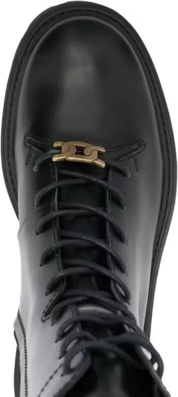 TOD'S Boots Leather Ankle Boots in zwart