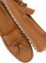 TOD'S Bruine Leren Loafers met Strik Brown Dames - Thumbnail 10