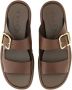 TOD'S Brown Leather Sandal in bruin - Thumbnail 3