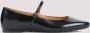 TOD'S Calf Leather Ballerinas in zwart - Thumbnail 2