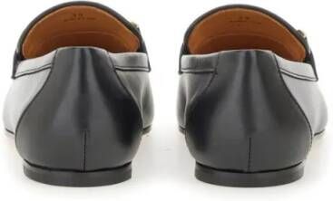 TOD'S Calfskin Leather Loafers in zwart