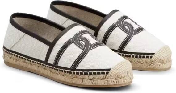 TOD'S Chain-Applique Sneakers in beige