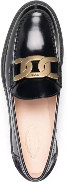 TOD'S Gomma Basso 59C Loafers in zwart