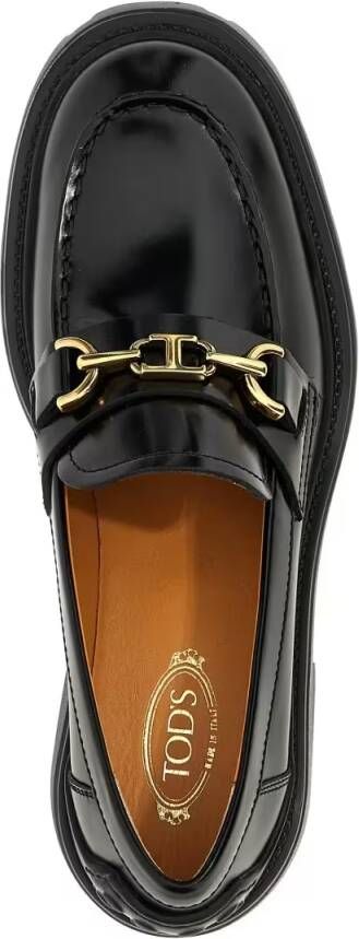 TOD'S 'Gomma Carro' Loafers in zwart