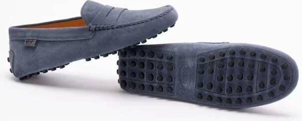 TOD'S `Gommino` Loafers in blauw