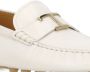 TOD'S Ivory Leather Loafers in wit - Thumbnail 4