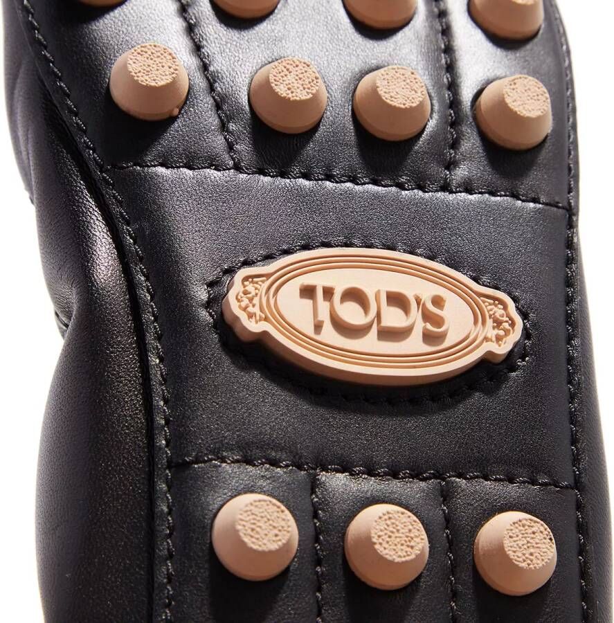 TOD'S Loafers & ballerina schoenen Ballerinas Bubble In Leather in zwart