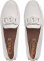 TOD'S Loafers & ballerina schoenen Gommino Chain-Link Loafers in wit - Thumbnail 3