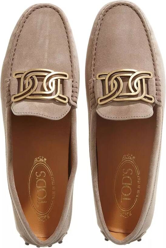 TOD'S Loafers & ballerina schoenen Kate Gommino Loafers Suede in taupe