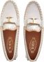 TOD'S Loafers & ballerina schoenen Leather Loafers in wit - Thumbnail 3