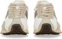 TOD'S Low-Top Sneakers Leather And Fabric Sneakers in beige - Thumbnail 2