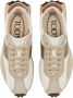 TOD'S Low-Top Sneakers Leather And Fabric Sneakers in beige - Thumbnail 4