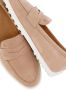 TOD'S Pink Suede Leather Loafers in roze - Thumbnail 4