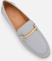 TOD'S Pointed Toe Leather Loafer in grijs - Thumbnail 2