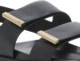TOD'S Sandalen Black Leather Sandals in zwart - Thumbnail 4