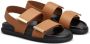 TOD'S Sandalen Brown Sandals With Striking Metallic Accent in bruin - Thumbnail 3