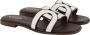 TOD'S Slippers & Mules Dames Sandal Leather Bruin in bruin - Thumbnail 14