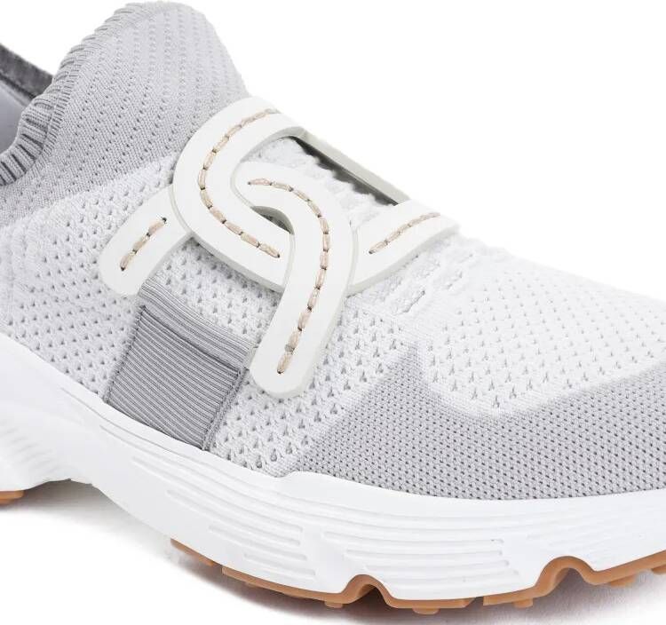 TOD'S Low-Top Sneakers Kate Knitted Sneakers in beige