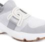 TOD'S Grijze Gebreide Sneakers met Leren Ketting Gray Dames - Thumbnail 29