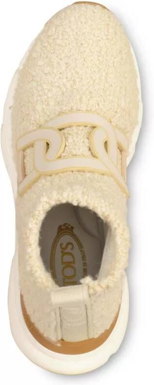 TOD'S Sneakers Slip-on-Sneakers Kate aus Bouclé-Strick 4810379011 in beige