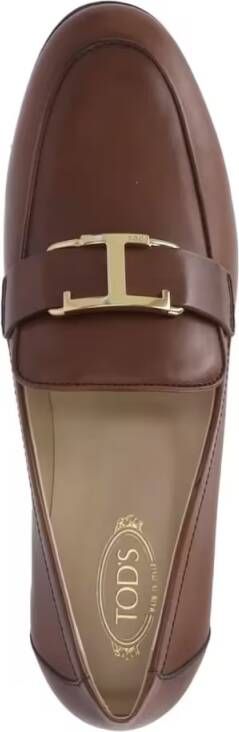 TOD'S "T Timeless" Loafers Brown in bruin
