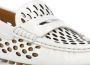 TOD'S White Leather Loafers in wit - Thumbnail 4