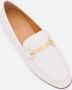 TOD'S White Leather Loafers With Metal Accents in wit - Thumbnail 2
