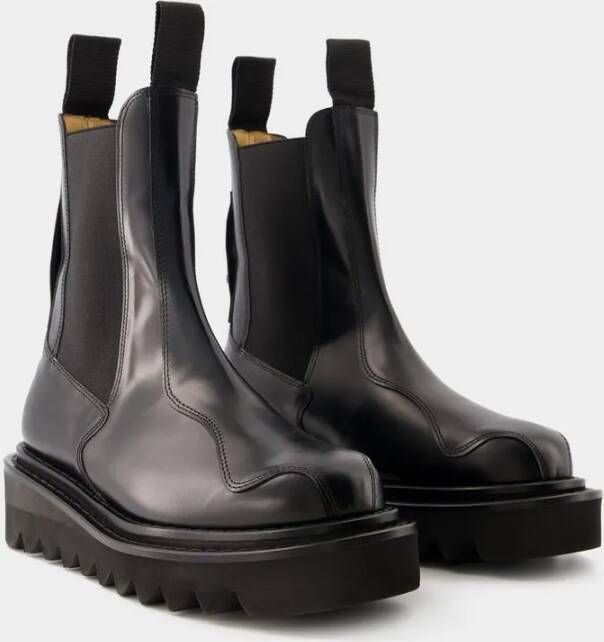 Toga Pulla Boots Aj1146 Boots Leather Black in zwart
