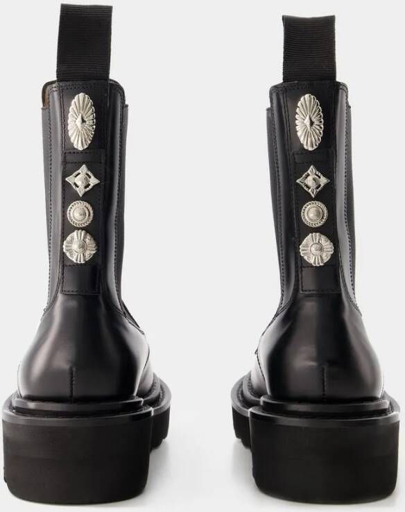 Toga Pulla Boots Aj1146 Boots Leather Black in zwart