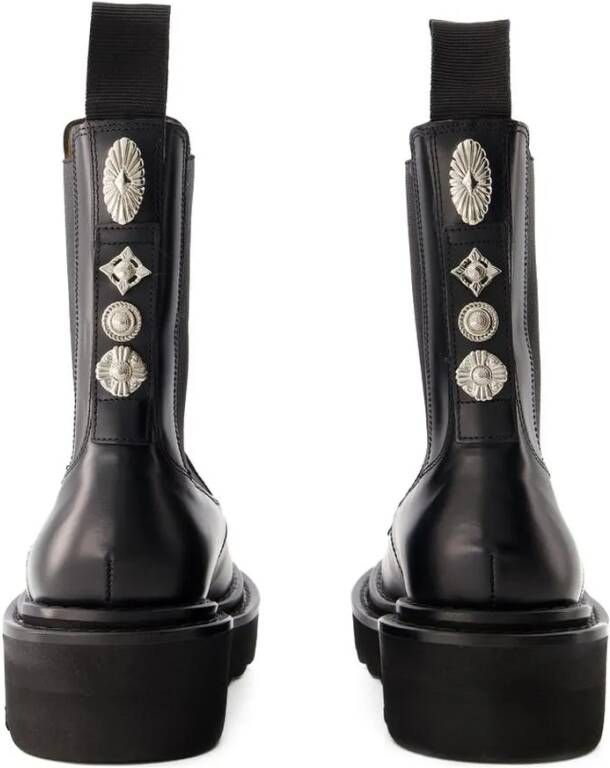 Toga Pulla Boots Aj1146 Boots Leather Black in zwart