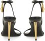 Tom Ford Sandalen Black Sandal With Striking Padlock Detail in zwart - Thumbnail 2