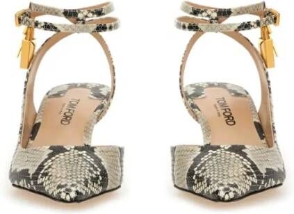 Tom Ford Sandalen Slingback Python Sandal in meerkleurig