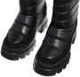 Toral Gestikte Leren Casual Laarzen Black Dames - Thumbnail 3