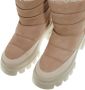 Toral Beige Gewatteerde Leren Casual Laarzen Beige Dames - Thumbnail 6