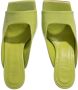 Toral Sandalen Textured Leather Sandals in groen - Thumbnail 2
