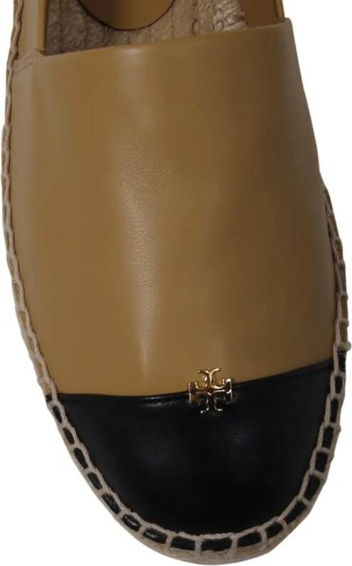 TORY BURCH Cap-Toe Espadrille in bruin