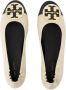 TORY BURCH Ballerinas Claire Cap-Toe Ballerinas Leather Cream in beige - Thumbnail 2