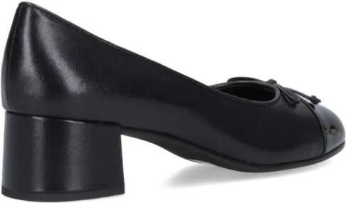 TORY BURCH Hoge hakken Black Patent Leather Bow Pumps – Black in zwart