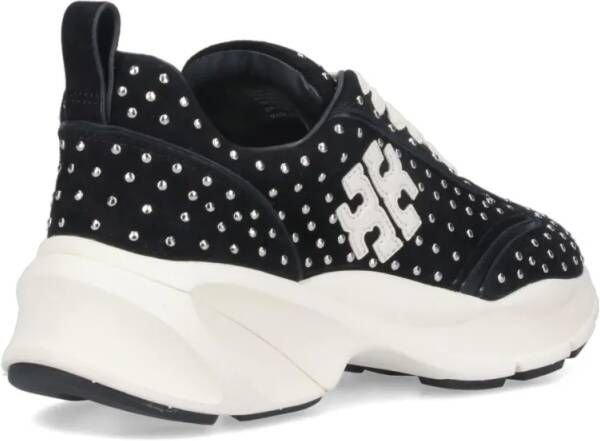 TORY BURCH Low-Top Sneakers Good Luck' Studded Sneakers – Black in zwart