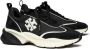 TORY BURCH Low-Top Sneakers Two-Tone Trainer Shoes With Suede in zwart - Thumbnail 2