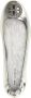 TORY BURCH Metallic Leren Ballet Flats Elastische Achterkant Gray Dames - Thumbnail 2