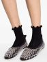 TORY BURCH Round Toe Flat Shoes With Metallic Stud Accents in zwart - Thumbnail 3