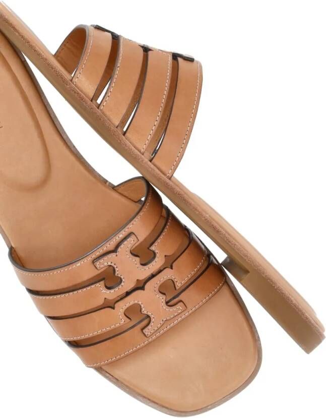 TORY BURCH Sandalen Beige Ines Cage Slide Slippers in beige