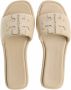 TORY BURCH Sandalen Double T Sport Slide in crème - Thumbnail 5