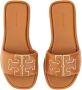 TORY BURCH Sandalen Double T Sport Slider Sandal in oranje - Thumbnail 2