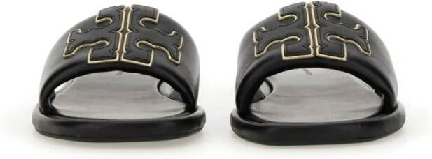 TORY BURCH Sandalen Double T Sport Slider Sandal in zwart