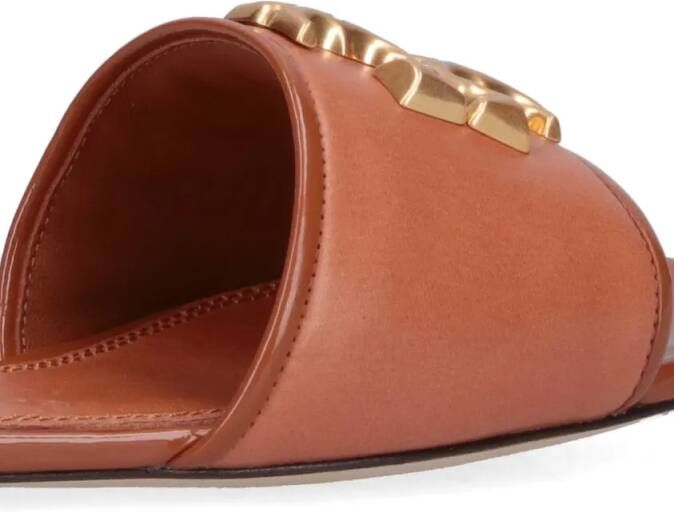 TORY BURCH Sandalen "Eleanor" Slide Sandals – Brown in bruin