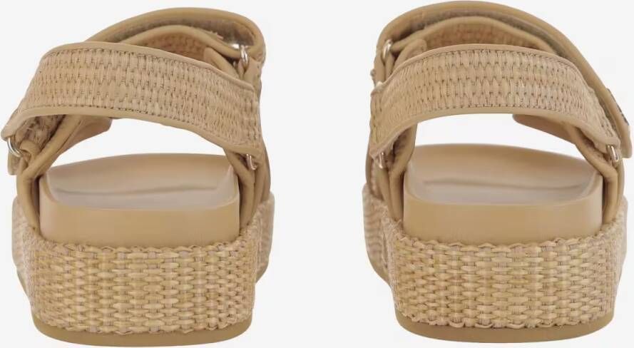 TORY BURCH Sandalen Kira Raffia Sandals in beige